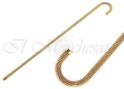 Crook Walking Cane Encrusted with Swarovski Elements - il-marchesato