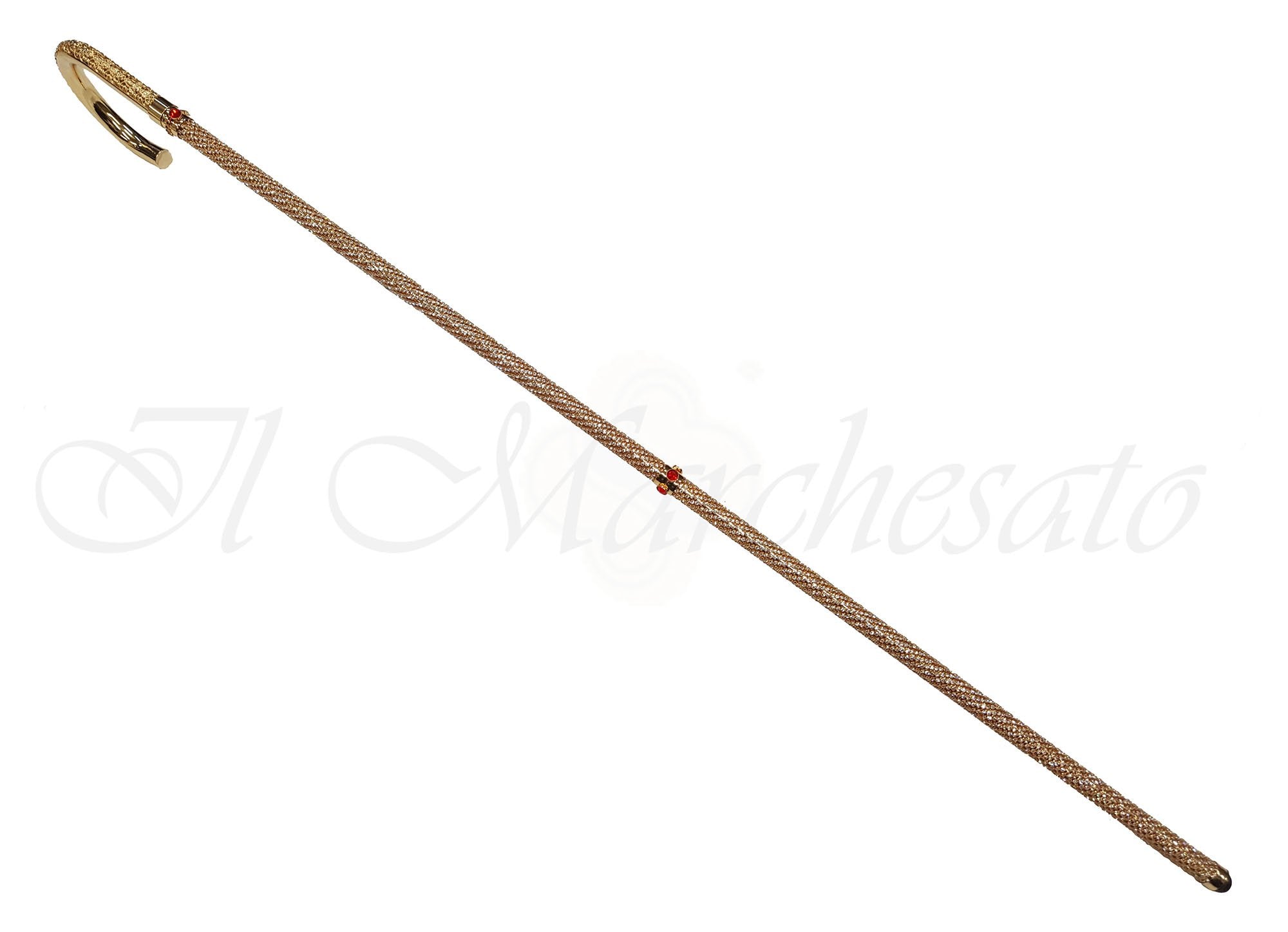 Luxury Walking Cane Encrusted with Swarovski Crystals - il-marchesato