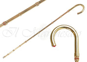 Exclusive "ilMarchesato" Walking stick - Goldplated 24K