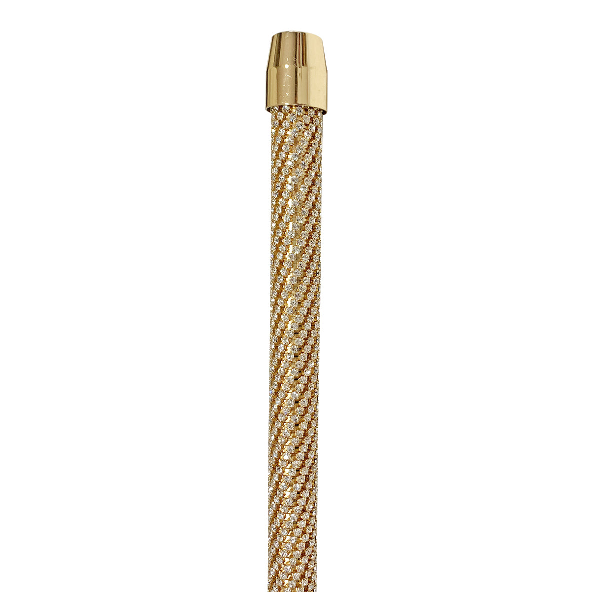 Luxury Gold plated 24K walking stick encrusted with thousands of crystals