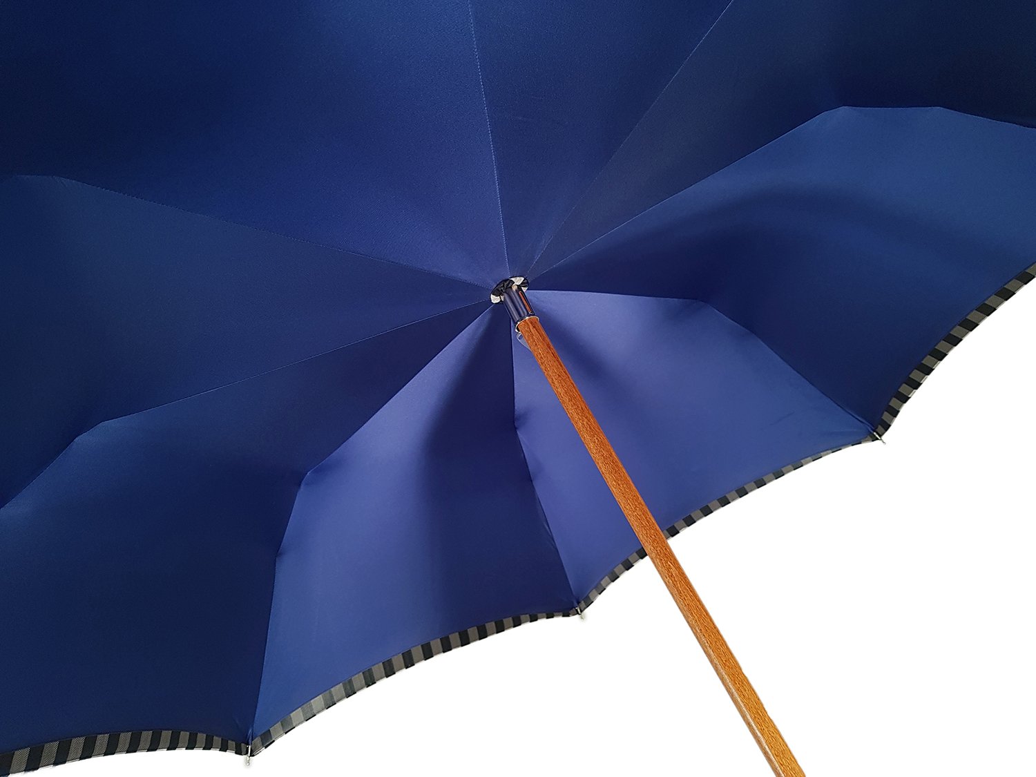 Double Cloth Men's Umbrella - Blue Striped Design – ilMarchesato