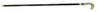 Fantastic Gold Plated Cobra - Hand Enamelled - Walking Cane - il-marchesato