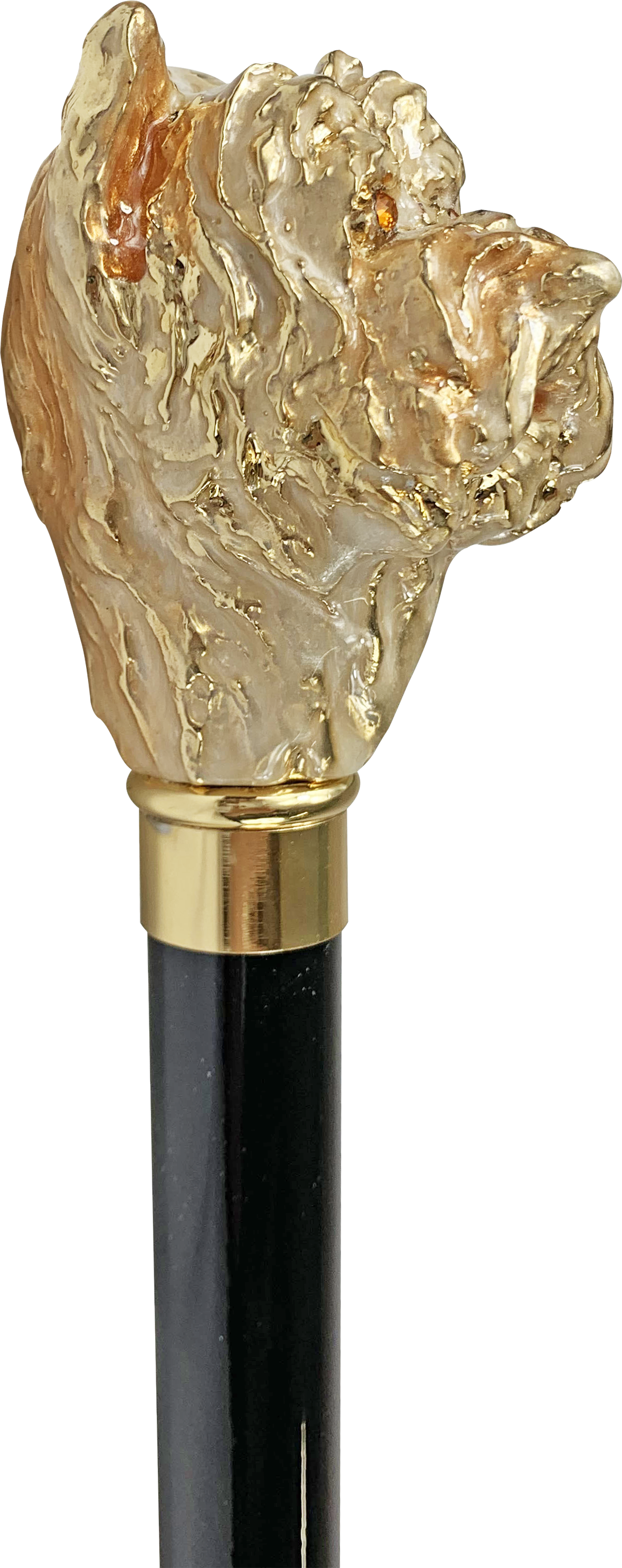 Exclusive gold plated and Hand enamelled dog