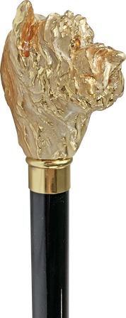 Exclusive gold plated and Hand enamelled dog