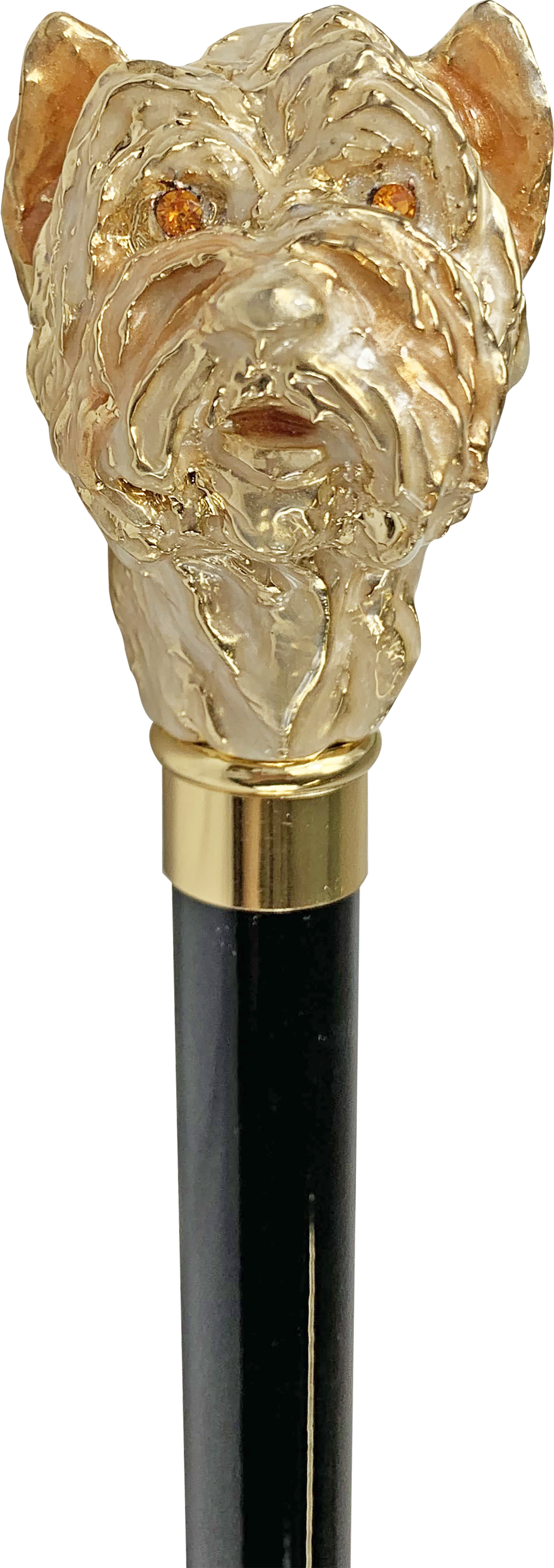 Exclusive gold plated and Hand enamelled dog