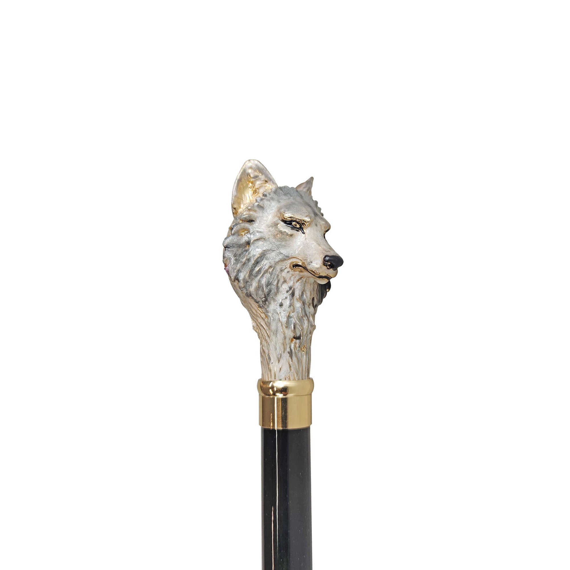 24K Gold plated Wolf - enamelled by hand – ilMarchesato 24K Gold plated Wolf - enamelled by hand – ilMarchesato