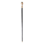Walking stick Hand painted Knob with indicolite crystals
