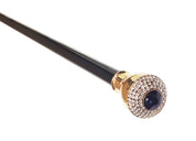 Luxurious Walkingsticks - Swarovski Crystal Encrusted Knob - il-marchesato