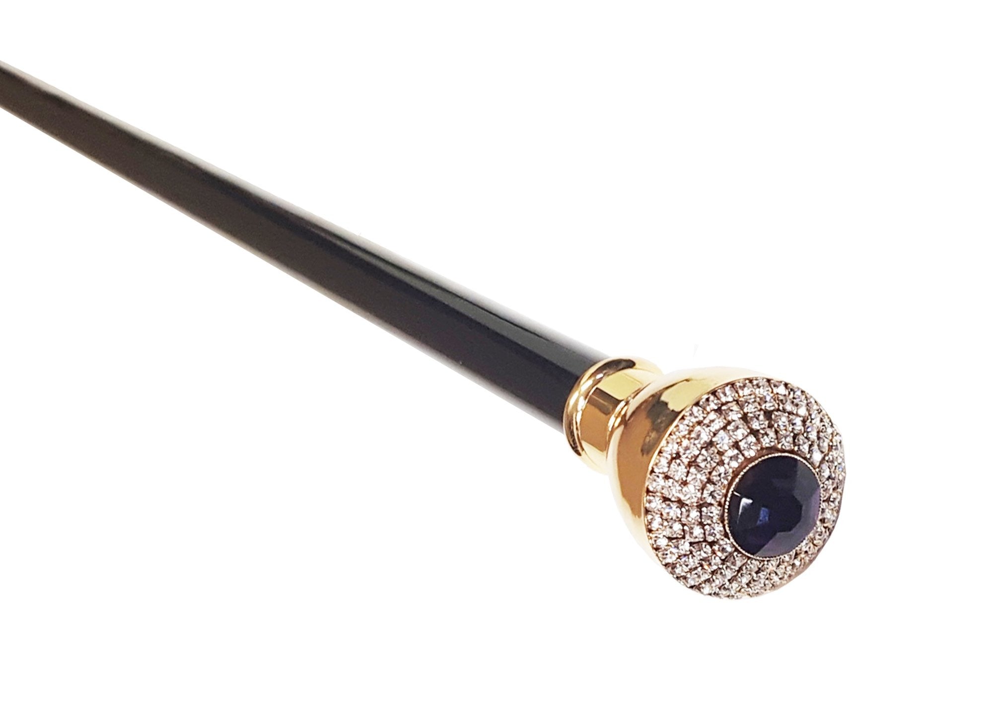 Luxurious Walkingsticks - Swarovski Crystal Encrusted Knob - il-marchesato
