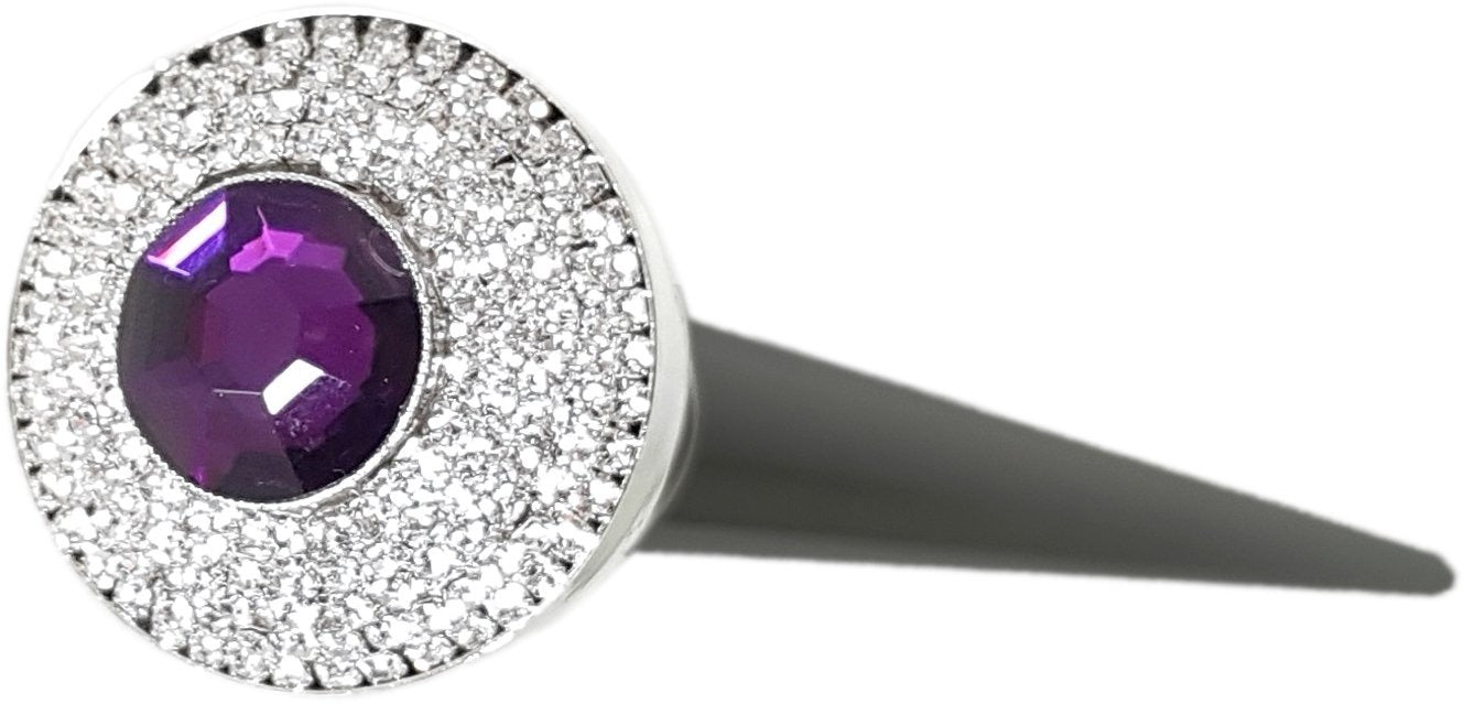 Elegant Walking Sticks - Swarovski Crystal Encrusted Knob - il-marchesato