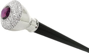 Elegant Walking Sticks - Swarovski Crystal Encrusted Knob - il-marchesato