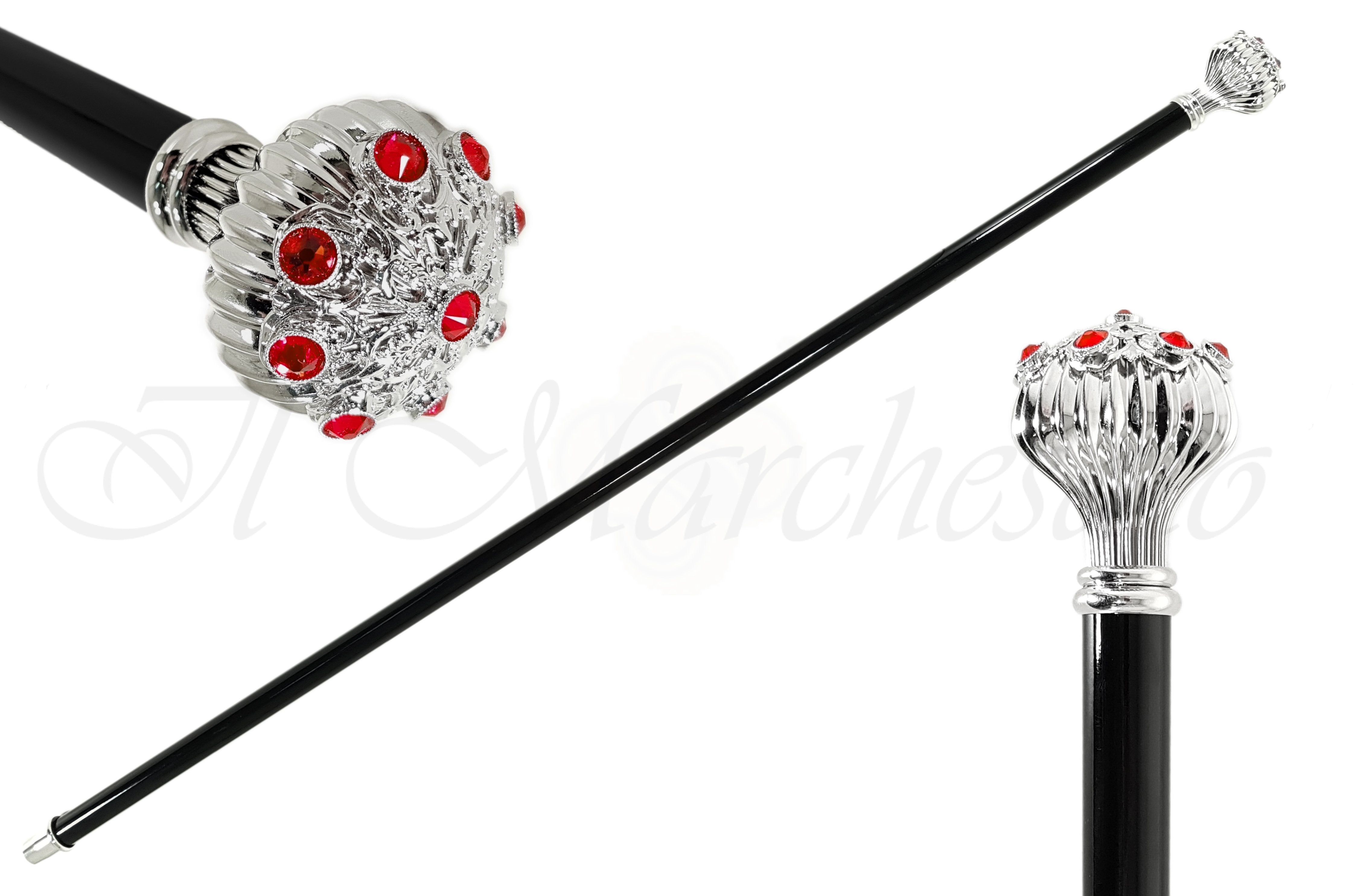 Jewel Walking Stick – ilMarchesato - Luxury Umbrellas, Canes and Shoehorns