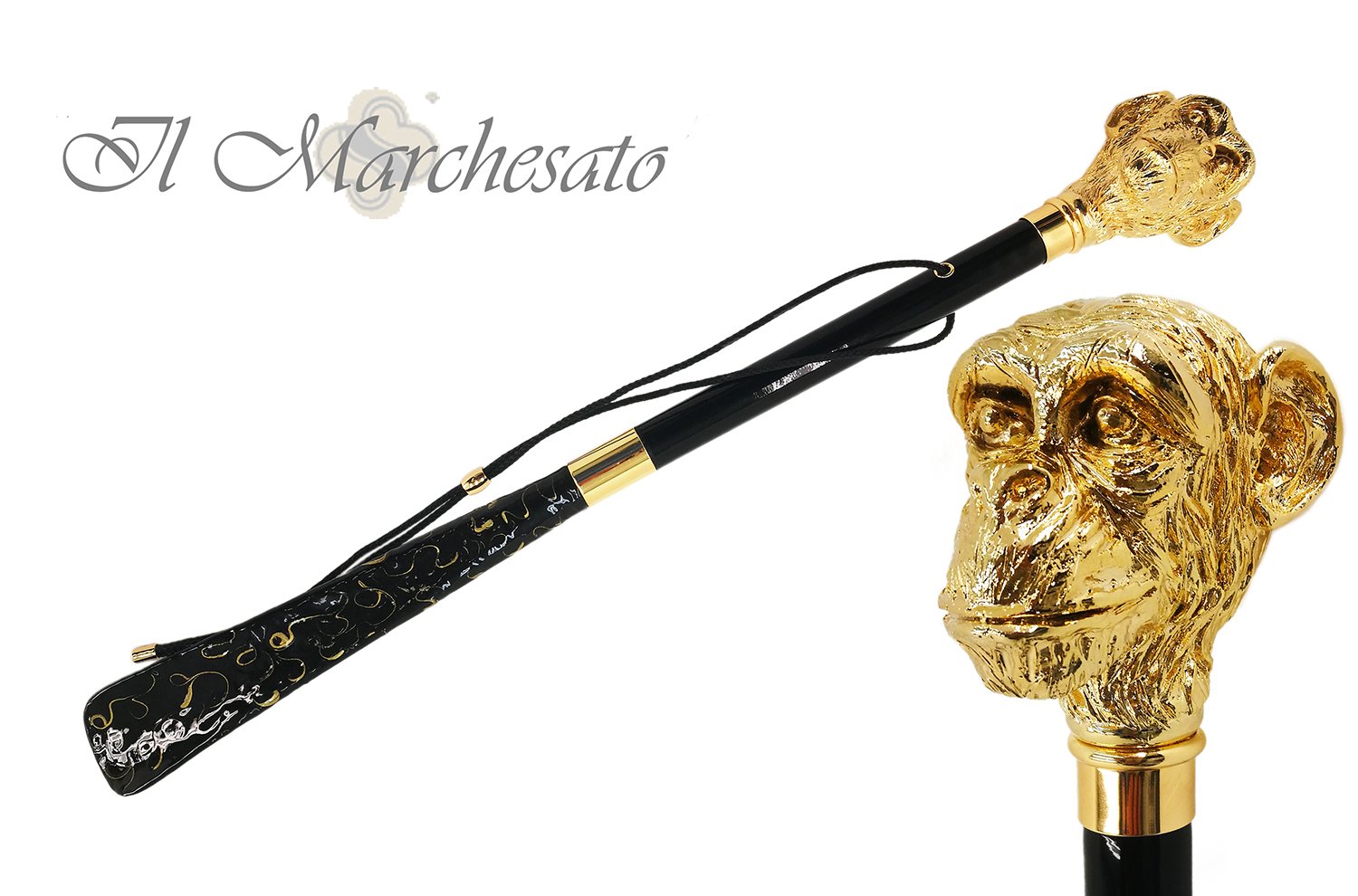 Luxurious Monkey Shoehorn By il Marchesato - il-marchesato