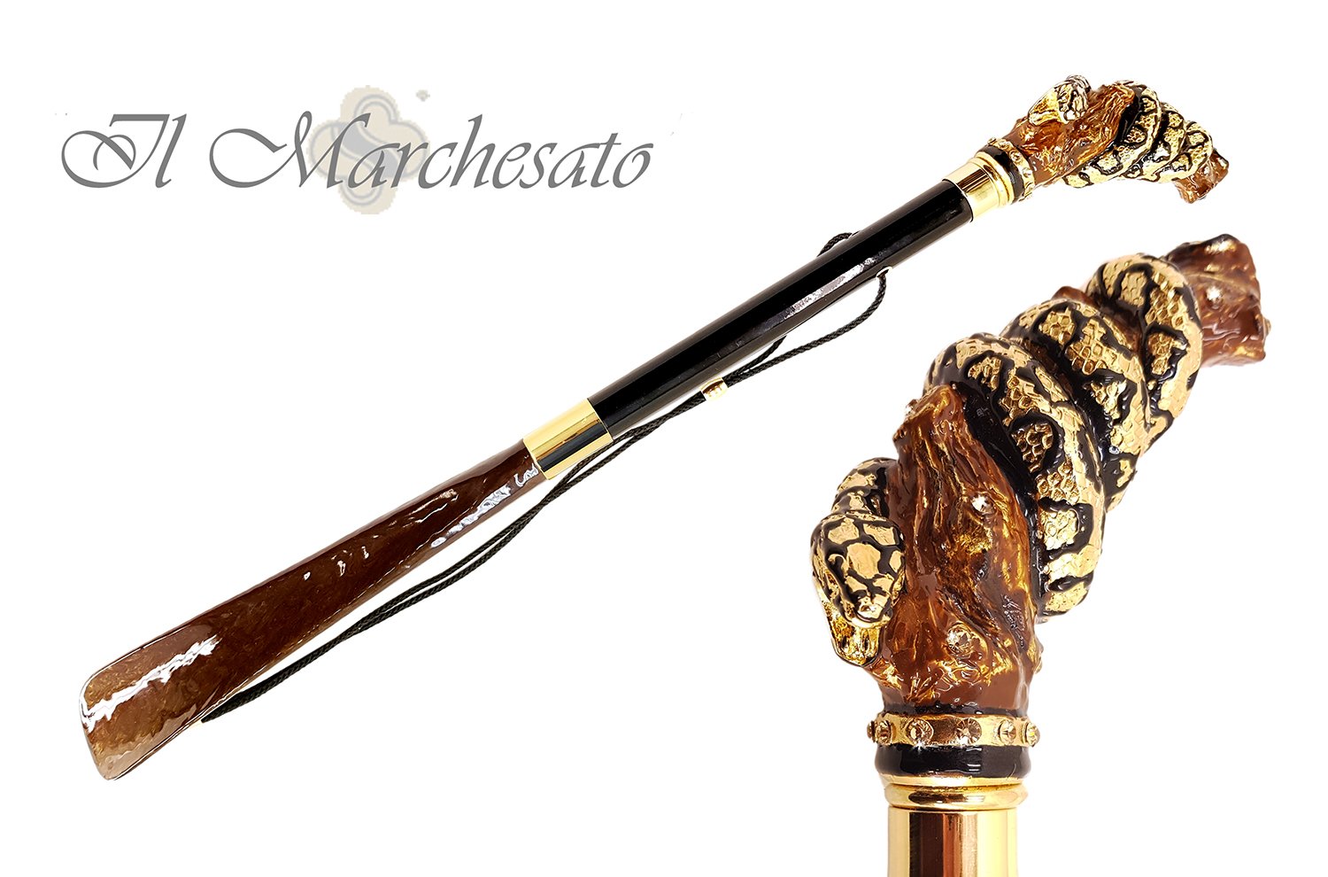il Marchesato Enamel Cobra Shoehorn - il-marchesato