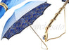 Luxury Double Canopy Sky-Blue Umbrella - il-marchesato