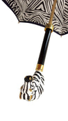 Amazing Zebra Umbrella Enamel on 24K gold - il-marchesato