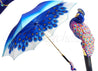 il Marchesato Blue Peacock Umbrella - il-marchesato