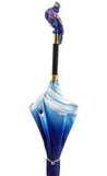il Marchesato Blue Peacock Umbrella - il-marchesato