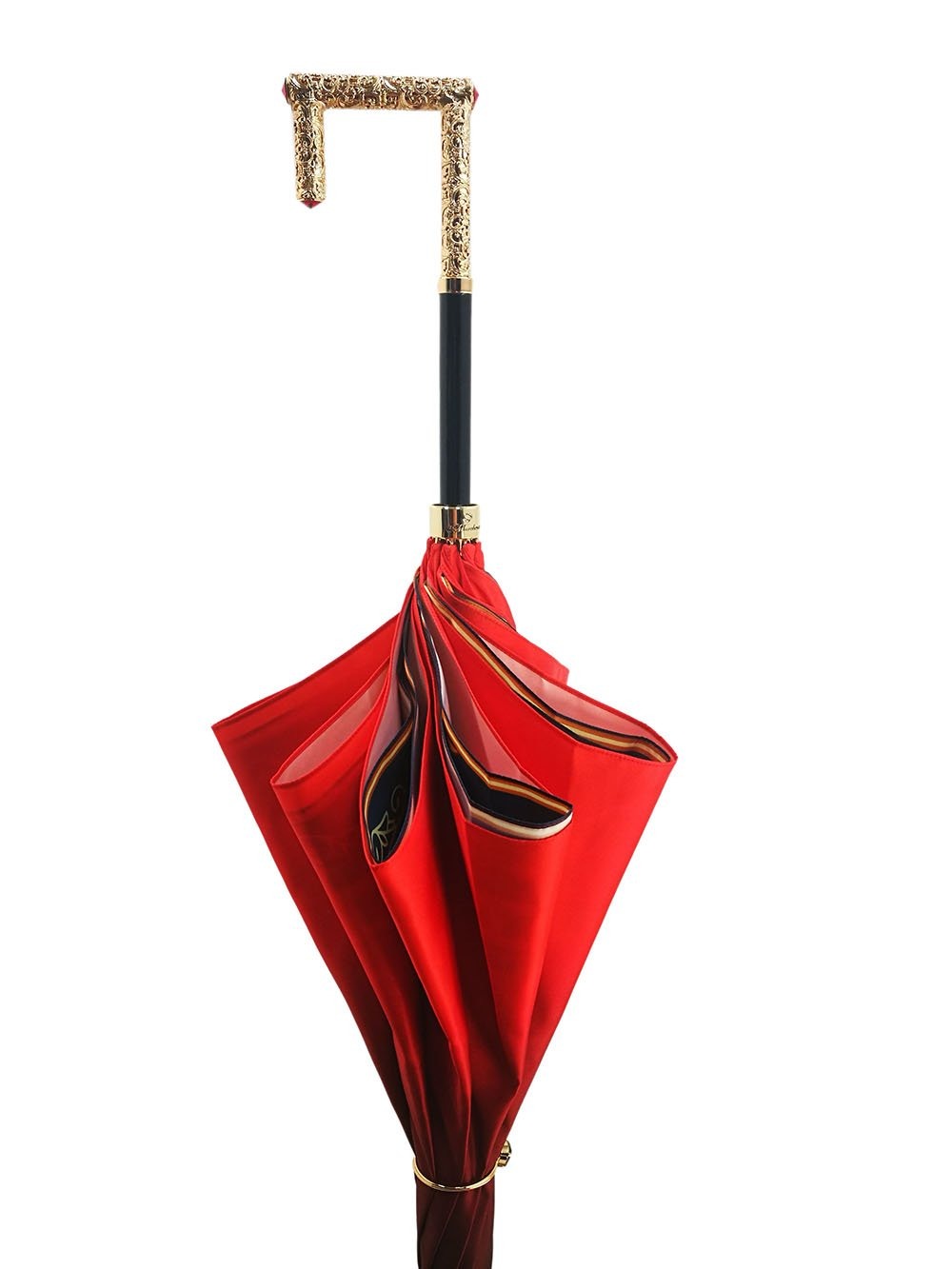 Luxurious Red Umbrella, Double Cloth - Abstract Design - il-marchesato