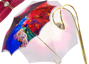 Fanciful Umbrella With peacock Design - il-marchesato
