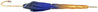Luxurious Blue Umbrella, Double Cloth - Abstract Design - il-marchesato