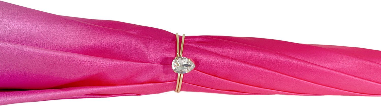 Pink Umbrella With Rose Design - il-marchesato