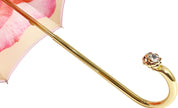 Pink Umbrella With Rose Design - il-marchesato