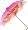 Pink Umbrella With Rose Design - il-marchesato