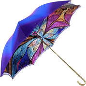 Fantastic Double Canopy Luxury purple Umbrella - il-marchesato