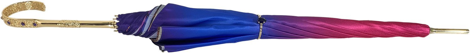 Fantastic Double Canopy Luxury purple Umbrella - il-marchesato