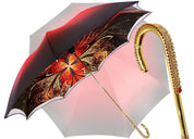 Red Double Canopy Luxury Ladies Umbrella - il-marchesato