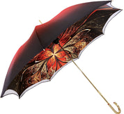 Red Double Canopy Luxury Ladies Umbrella - il-marchesato