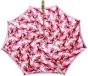 Lovely Shade Fuchsia/Pink Umbrella - Exclusive Flower Design - il-marchesato