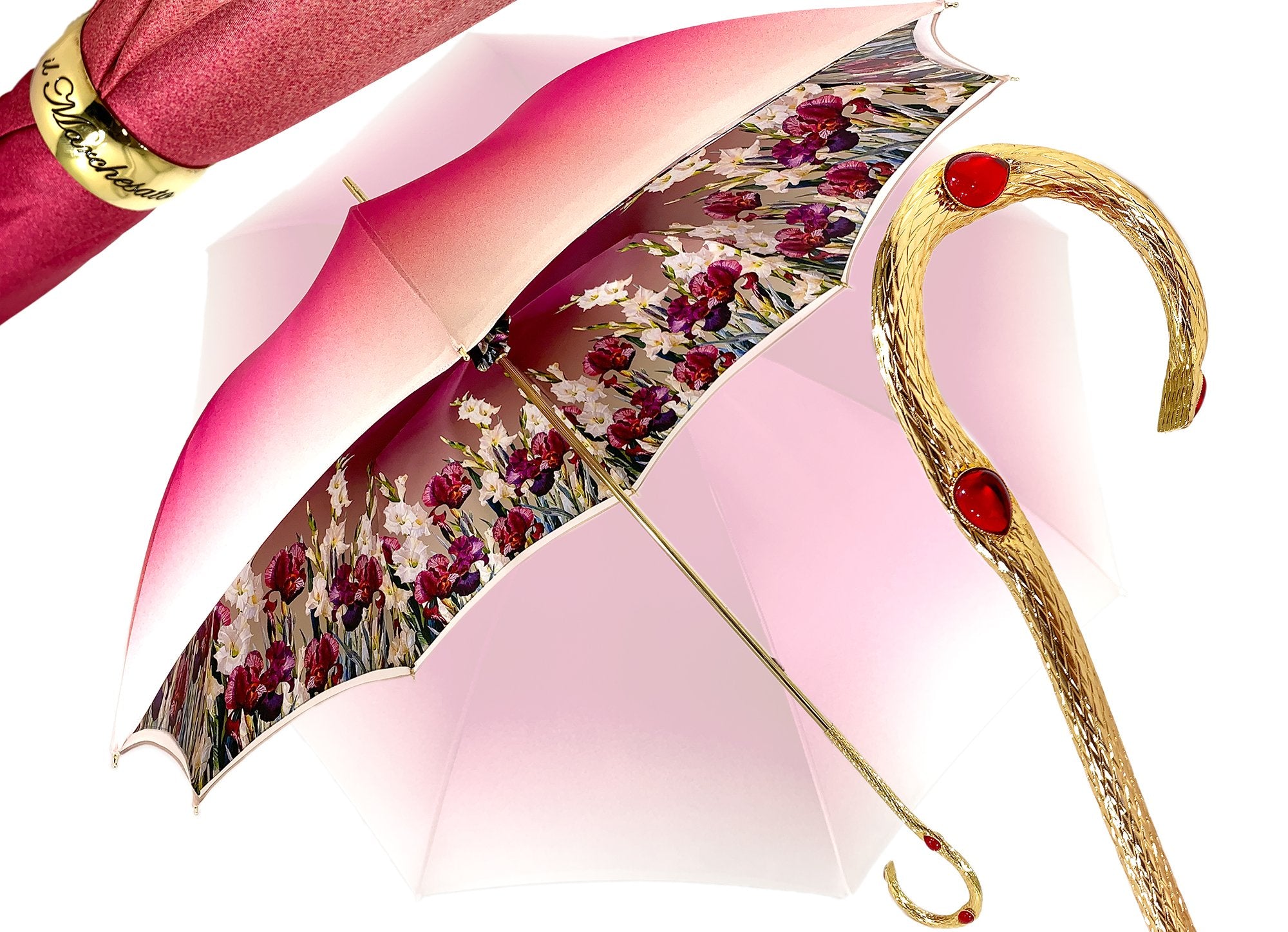 Luxury Poppies Umbrella - New Exclusive Design - il-marchesato
