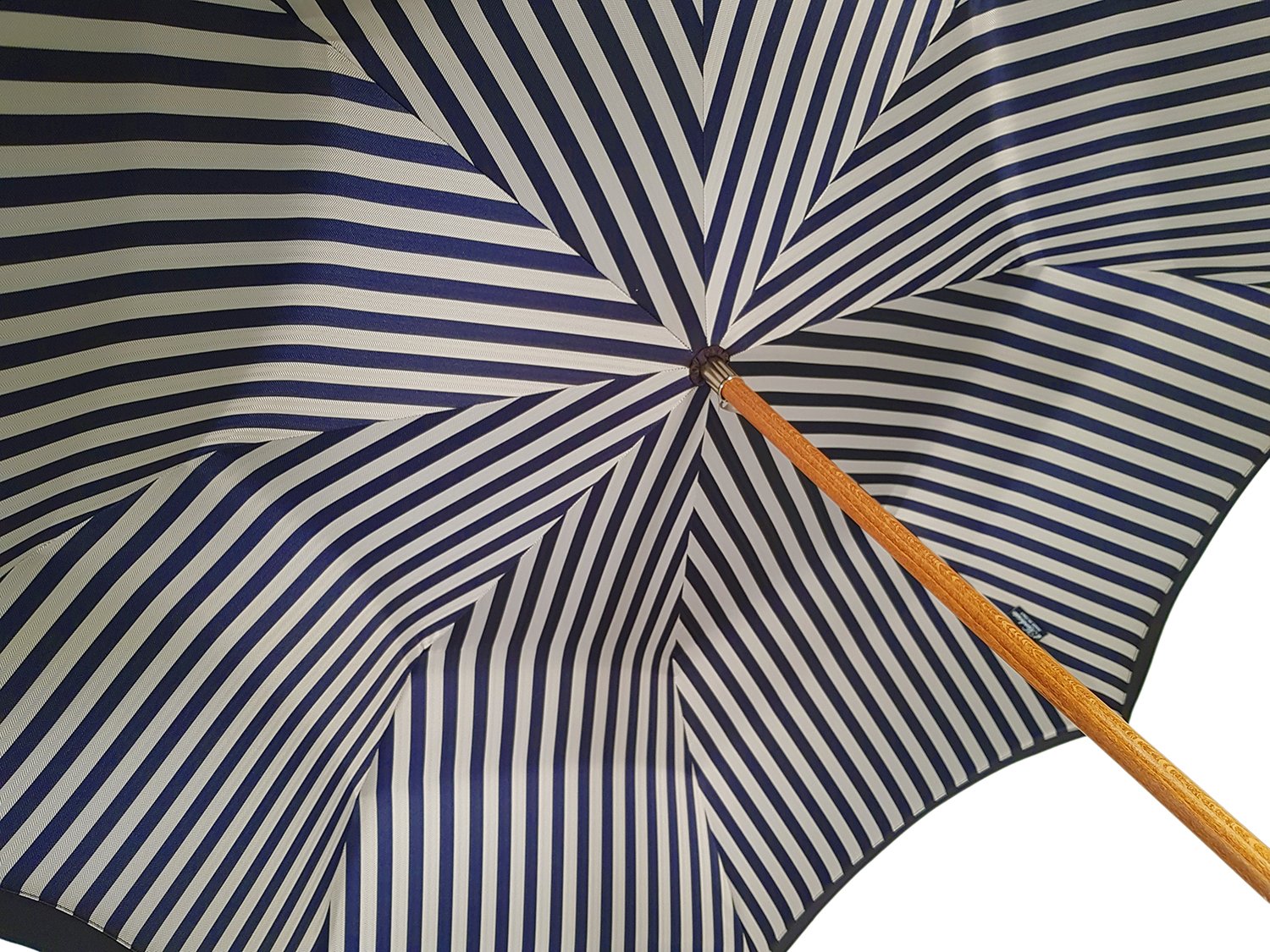 Double Cloth Men's Umbrella - Blue Striped Design – ilMarchesato