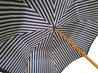 Double Cloth Men's Umbrella - Blue Striped Design - il-marchesato