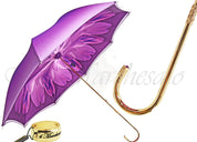 il Marchesato Purple Dahlia - Double Canopy - Luxury Ladies Umbrella - il-marchesato