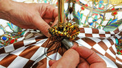 Double Canopy Ladies Umbrella - Egyptian style - il-marchesato