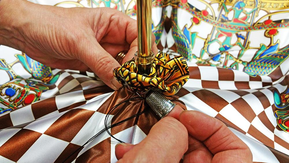 Double Canopy Ladies Umbrella - Egyptian style - il-marchesato