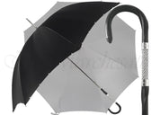 Handcrafted Luxury Umbrella in a Black Color - il-marchesato