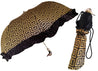 Automatic Folding Umbrella with Black Ruffle - il-marchesato