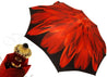 Red Dahlia - Luxury Ladies Umbrella - il-marchesato