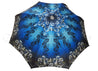 Awesome Blue Flowered Umbrella - il-marchesato