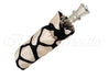 Lightweight Black & Cream Folding Umbrella - il-marchesato