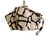 Lightweight Black & Cream Folding Umbrella - il-marchesato