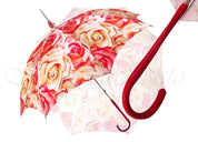 Luxury Parasol With Roses - il-marchesato