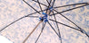 Elegant Parasol With Blue Design On White Background - il-marchesato