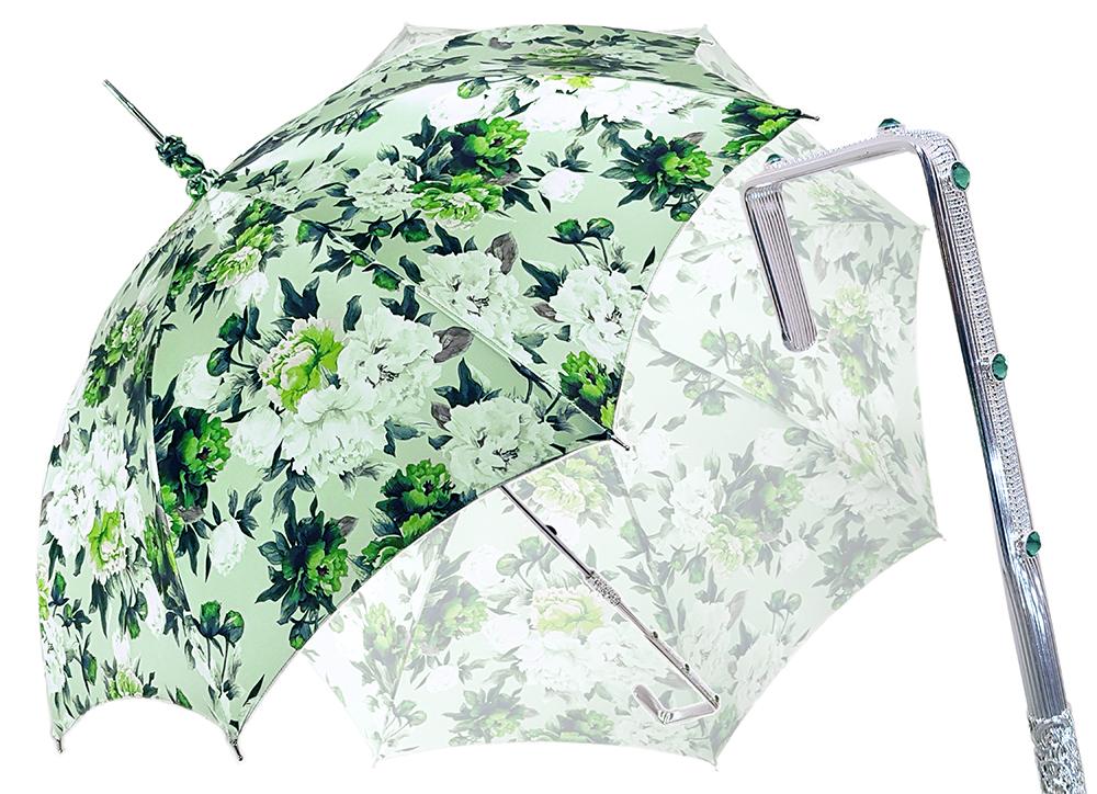 Flowered Green Parasol - il-marchesato