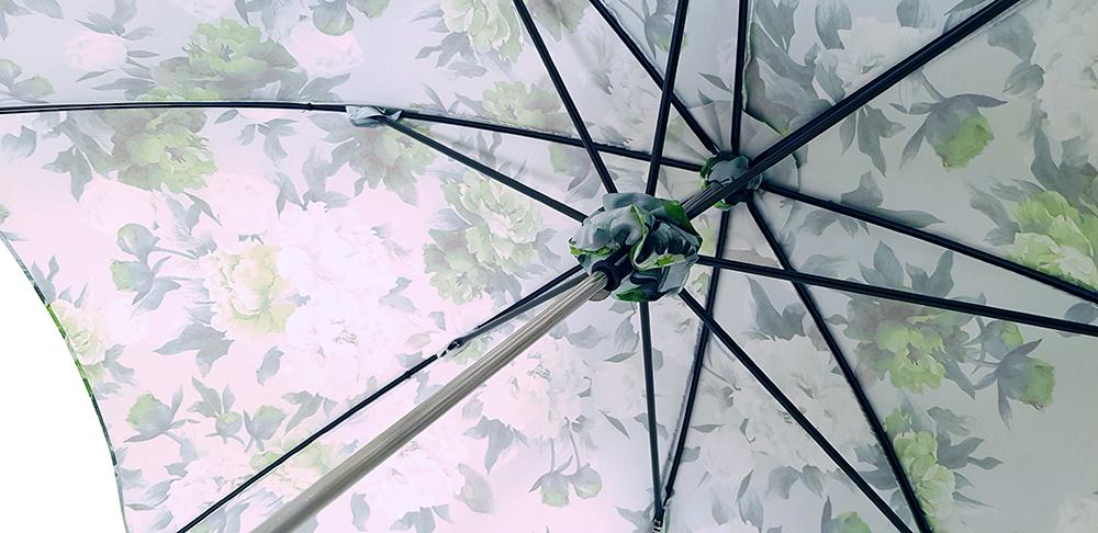 Flowered Green Parasol - il-marchesato