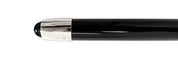 Curved Walking cane for Man in silver-plated brass and crystals - IL MARCHESATO LUXURY UMBRELLAS, CANES AND SHOEHORNS